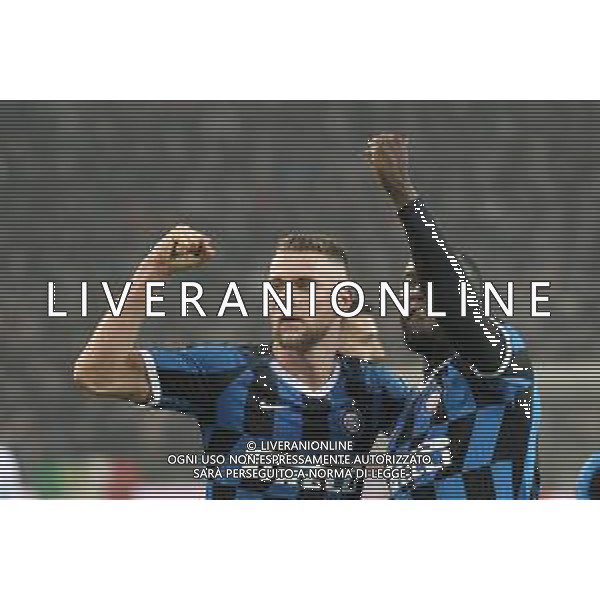 UDINE 02-02-2020 CAMPIONATO CALCIO SERIE A TIM 2019/2020 UDINESE VS INTER NELLA FOTO:ESULTANZA DI LUKAKU ROMELU FOTO P. G/AG.ALDO LIVERANI