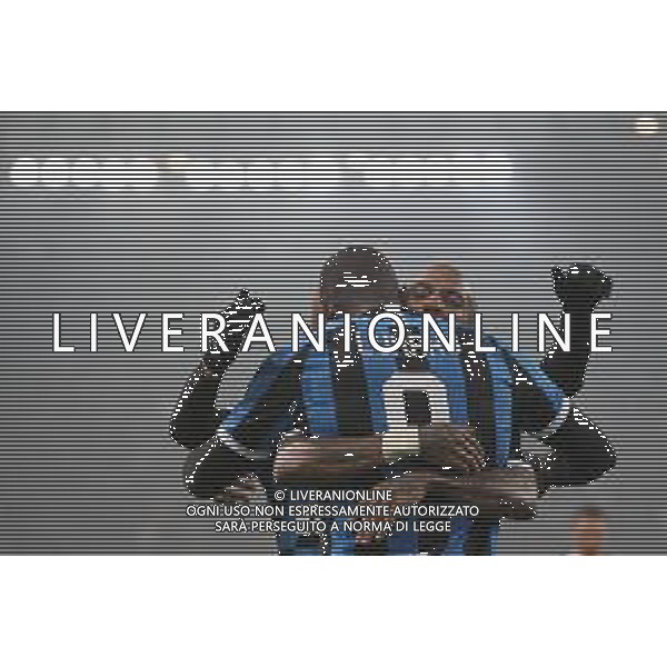 UDINE 02-02-2020 CAMPIONATO CALCIO SERIE A TIM 2019/2020 UDINESE VS INTER NELLA FOTO:ESULTANZA DI LUKAKU ROMELU FOTO P. G/AG.ALDO LIVERANI