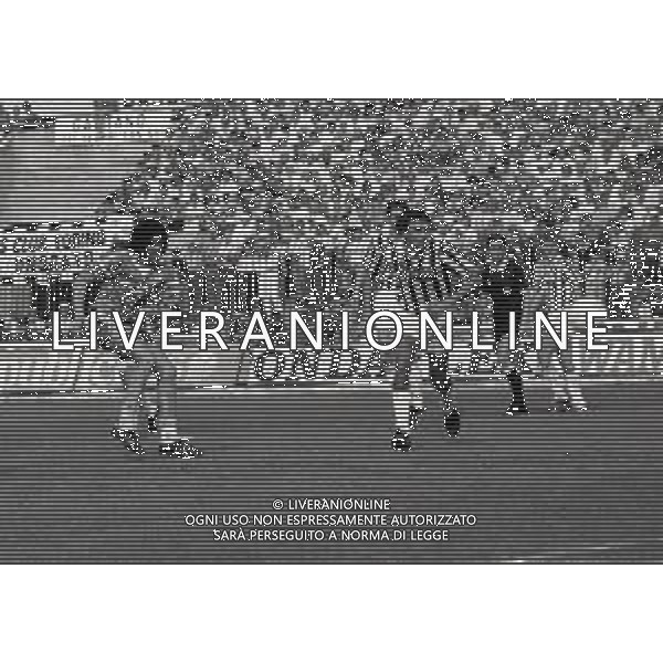 10-09-1989 TORINO CAMPIONATO DI CALCIO SERIE A JUVENTUS ASCOLI 3-1 NELLA FOTO GOAL WALTER CASAGRANDE AG ALDO LIVERANI SAS