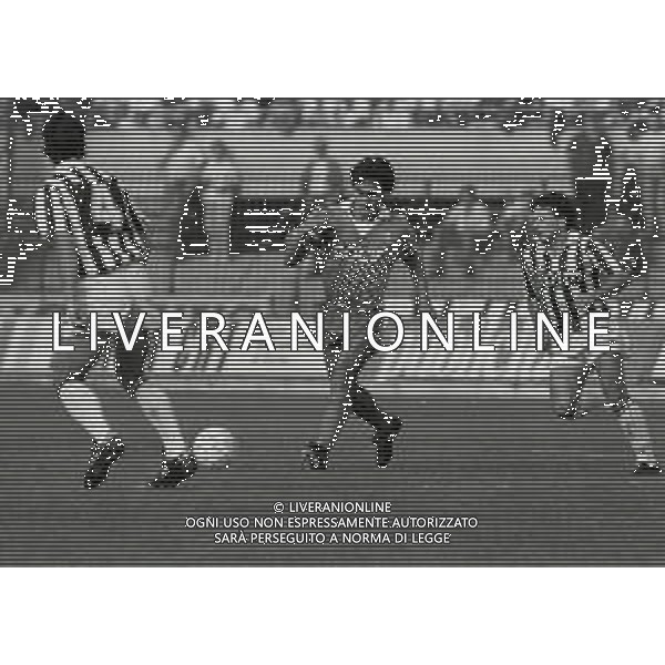 10-09-1989 TORINO CAMPIONATO DI CALCIO SERIE A JUVENTUS ASCOLI 3-1 NELLA FOTO ANTONIO SABATO AG ALDO LIVERANI SAS
