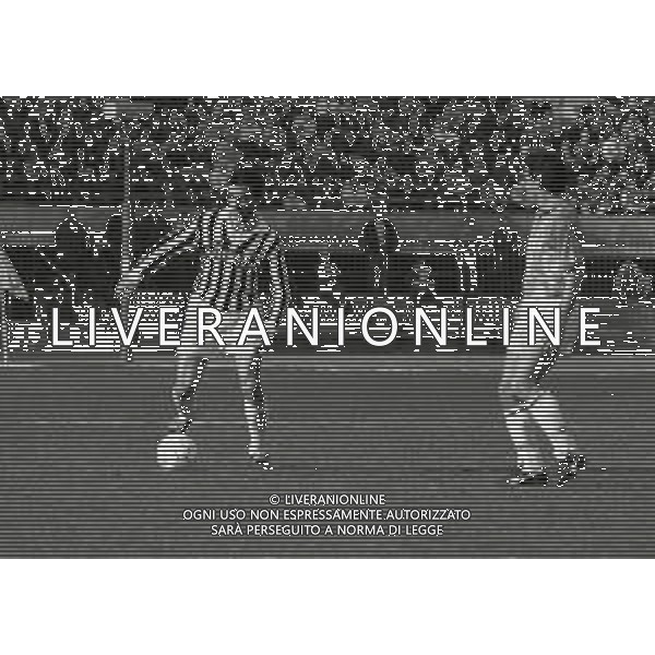05-03-1989 TORINO CAMPIONATO DI CALCIO SERIE A JUVENTUS ASCOLI 2-0 NELLA FOTO MASSIMO MAURO AG ALDO LIVERANI SAS