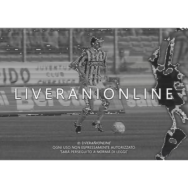 13-09-1992 TORINO CAMPIONATO DI CALCIO SERIE A JUVENTUS ATALANTA 4-1 NELLA FOTO ANTONIO CONTE AG ALDO LIVERANI SAS