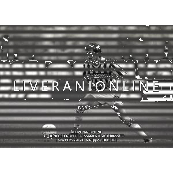 13-09-1992 TORINO CAMPIONATO DI CALCIO SERIE A JUVENTUS ATALANTA 4-1 NELLA FOTO ANDREAS MOLLER AG ALDO LIVERANI SAS