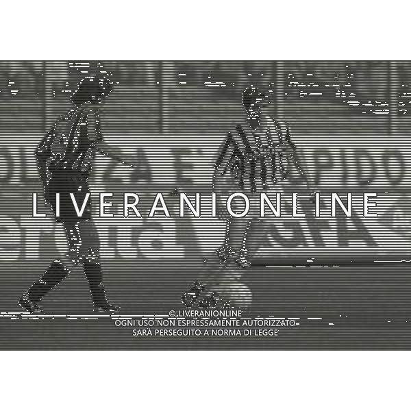 13-09-1992 TORINO CAMPIONATO DI CALCIO SERIE A JUVENTUS ATALANTA 4-1 NELLA FOTO ANDREAS MOLLER AG ALDO LIVERANI SAS