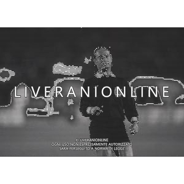 02-05-1990 TORINO FINALE DI ANDATA DI COPPA UEFA JUVENTUS FIORENTINA 3-1 NELLA FOTO ARBITRO SORIANO ALADREN AG ALDO LIVERANI SAS