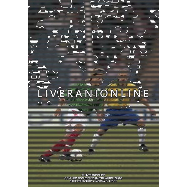 16-12-1997 -FIFA Confederations Cup Saudi Arabia -BRASILE MESSICO 3-2 NELLA FOTO HERNANDEZ LUIS E CARLOS DUNGA AG ALDO LIVERANI SAS