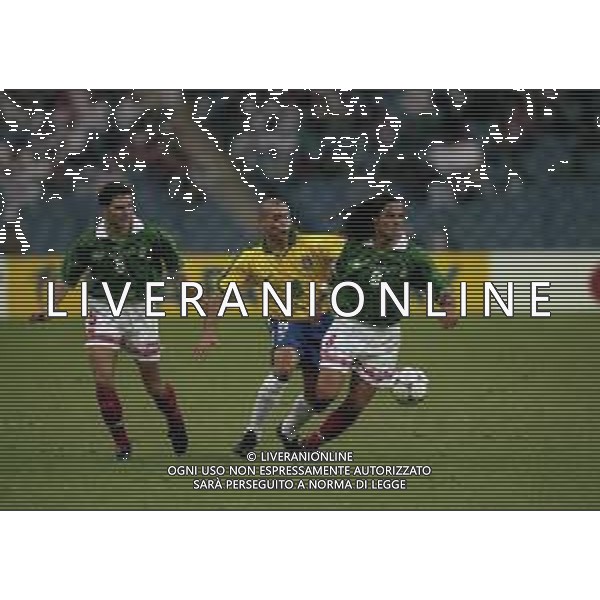 16-12-1997 -FIFA Confederations Cup Saudi Arabia -BRASILE MESSICO 3-2 NELLA FOTO LUNA BRAULIO RONALDO AG ALDO LIVERANI SAS