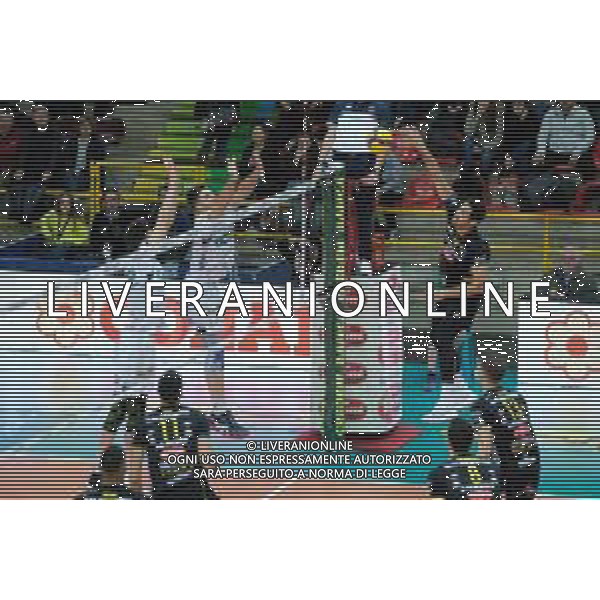 Campionato di Volley Superlega Serie A 2019/2020 Verona, Italia 05/02/2020 Calzedonia Verona - Kioene Padova Nella foto: Attacco di Garrett Muagututia (18) Calzedonia Verona ©Roberto Tommasini - Alessio Marini / AGENZIA ALDO LIVERANI SAS