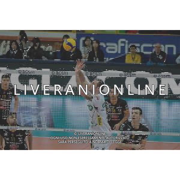 Campionato di Volley Superlega Serie A 2019/2020 Verona, Italia 05/02/2020 Calzedonia Verona - Kioene Padova Nella foto: Palleggio di Dragan Travica (13) Kioene Padova ©Roberto Tommasini - Alessio Marini / AGENZIA ALDO LIVERANI SAS