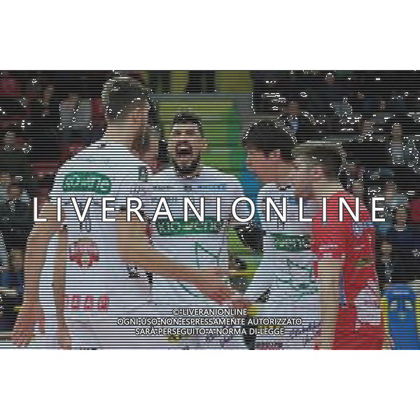 Campionato di Volley Superlega Serie A 2019/2020 Verona, Italia 05/02/2020 Calzedonia Verona - Kioene Padova Nella foto: Esultanza di Fernando Hernandez Ramos (19) Kioene Padova ©Roberto Tommasini - Alessio Marini / AGENZIA ALDO LIVERANI SAS