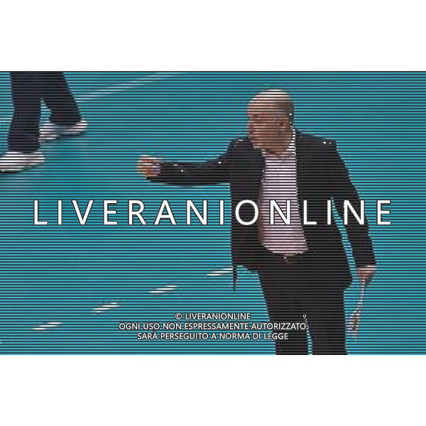 Volley Champions League Women 2019/2020 Siena, Italia 05/02/2020 Savino Del Bene Scandicci vs Vakifbank Istanbul Nella foto: Luca Cristofari (allenatore Savino Del Bene Scandicci) ©Lisa Guglielmo - Alessio Marini / AGENZIA ALDO LIVERANI SAS