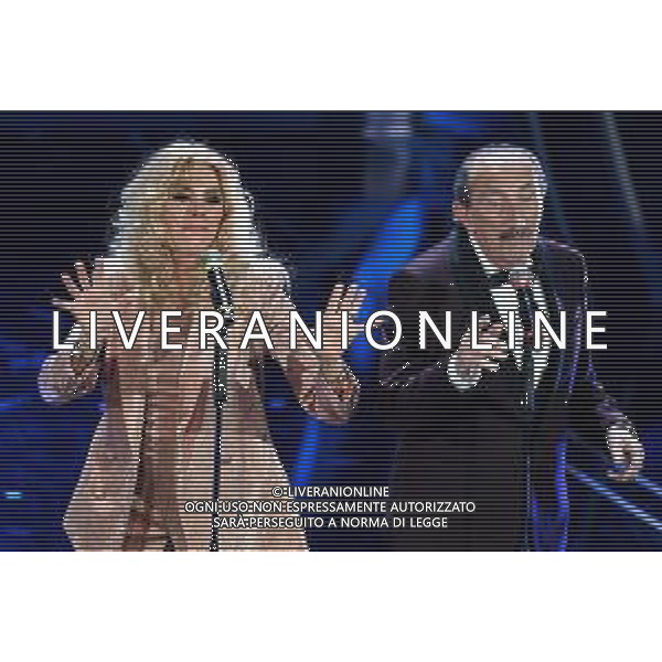 Foto: Aldo Liverani 05/02/2020 Sanremo (Italia) Spettacolo Serata n\'2 - 70\' Festival di Sanremo Teatro Ariston Nella foto: Ricchi e Poveri Photo: Aldo Liverani 05 February 2020 Sanremo (Italy) Entertainment Day 2 of 70\' Festival Sanremo In the pic: Ricchi e Poveri