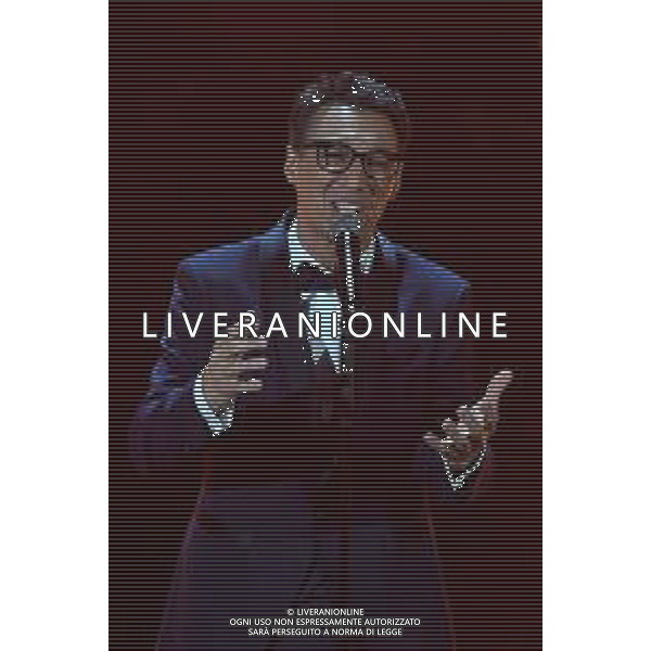 Foto: Aldo Liverani 05/02/2020 Sanremo (Italia) Spettacolo Serata n\'2 - 70\' Festival di Sanremo Teatro Ariston Nella foto: Paolo Jannacci Photo: Aldo Liverani 05 February 2020 Sanremo (Italy) Entertainment Day 2 of 70\' Festival Sanremo In the pic: Paolo Jannacci