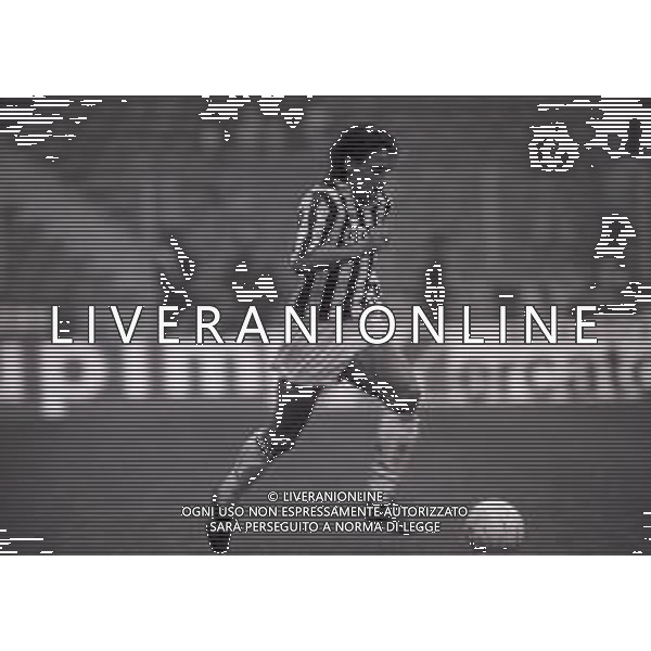 28-10-1990 TORINO CAMPIONATO DI CALCIO SERIE A JUVENTUS INTER 4-2 NELLA FOTO ROBERTO BAGGIO AG ALDO LIVERANI SAS