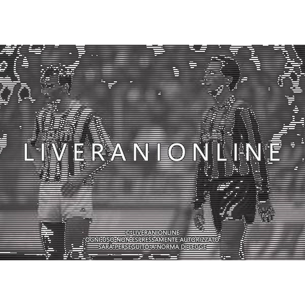 28-10-1990 TORINO CAMPIONATO DI CALCIO SERIE A JUVENTUS INTER 4-2 NELLA FOTO PIERLUIGI CASIRAGHI E RICCARDO FERRI AG ALDO LIVERANI SAS