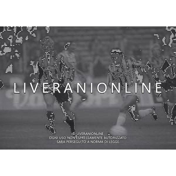 28-10-1990 TORINO CAMPIONATO DI CALCIO SERIE A JUVENTUS INTER 4-2 NELLA FOTO ANDREAS BREHME E ROBERTO BAGGIO AG ALDO LIVERANI SAS