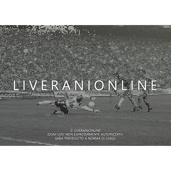 28-02-1993 MILANO CAMPIONATO DI CALCIO SERIE A MILAN SAMPDORIA 4-0 NELLA FOTO GOAL GIANLUIGI LENTINI AG ALDO LIVERANI SAS