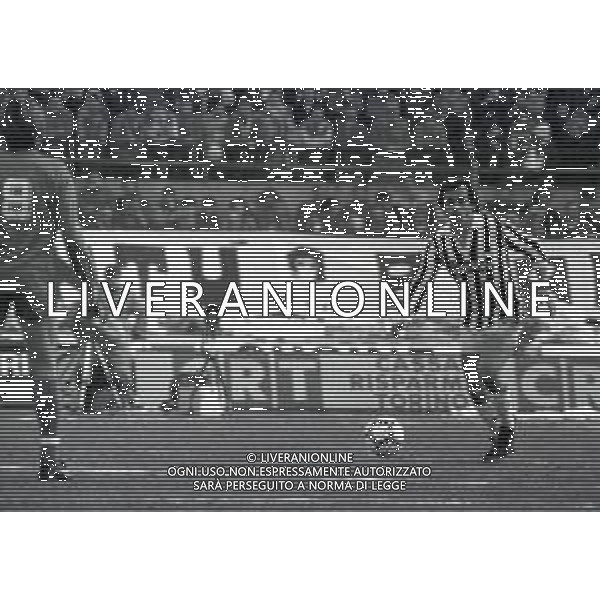02-03-1986 TORINO CAMPIONATO DI CALCIO SERIE A JUVENTUS UDINESE 2-1 NELLA FOTO MICHEL PLATINI AG ALDO LIVERANI SAS