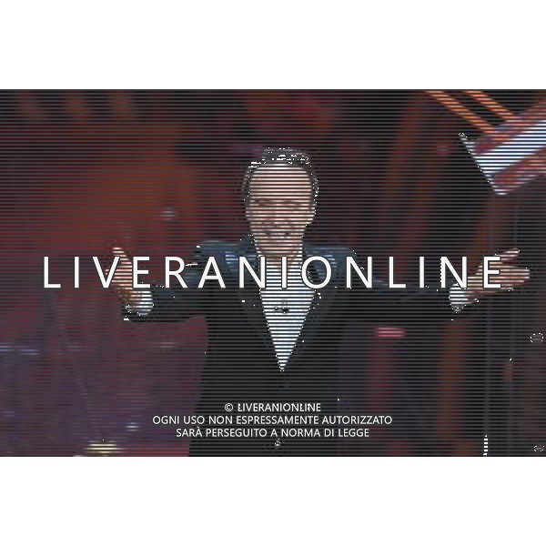 Foto: Aldo Liverani 06/02/2020 Sanremo (Italia) Spettacolo Serata n\'3 - 70\' Festival di Sanremo Teatro Ariston Nella foto: Roberto Benigni Photo: Aldo Liverani 06 February 2020 Sanremo (Italy) Entertainment Day 3 of 70\' Festival Sanremo In the pic: Roberto Benigni