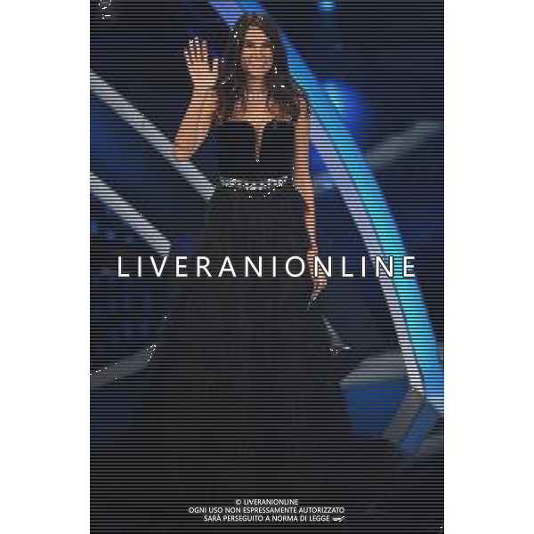 Foto: Aldo Liverani 07/02/2020 Sanremo (Italia) Spettacolo Serata n\'4 - 70\' Festival di Sanremo Teatro Ariston Nella foto: Francesca Sofia Novello Photo: Aldo Liverani 07 February 2020 Sanremo (Italy) Entertainment Day 4 of 70\' Festival Sanremo In the pic: Francesca Sofia Novello
