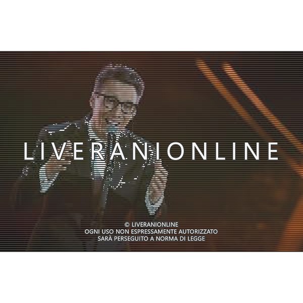 Foto: Aldo Liverani 07/02/2020 Sanremo (Italia) Spettacolo Serata n\'4 - 70\' Festival di Sanremo Teatro Ariston Nella foto: Paolo Jannacci Photo: Aldo Liverani 07 February 2020 Sanremo (Italy) Entertainment Day 4 of 70\' Festival Sanremo In the pic: Paolo Jannacci