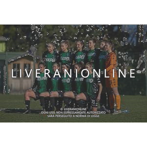 Calcio Coppa Italia Femminile 2019/2020 San Gimignano (SI), Italia 07/02/2020 Florentia S. Gimignano vs Sassuolo Nella foto: Il Sassuolo in formazione ©Fabio Fagiolini - Alessio Marini / AGENZIA ALDO LIVERANI SAS