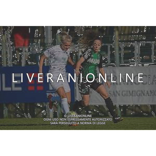 Calcio Coppa Italia Femminile 2019/2020 San Gimignano (SI), Italia 07/02/2020 Florentia S. Gimignano vs Sassuolo Nella foto: Sara Nilsson (FL) supera in velocita Marialisa Filangeri (S) ©Fabio Fagiolini - Alessio Marini / AGENZIA ALDO LIVERANI SAS