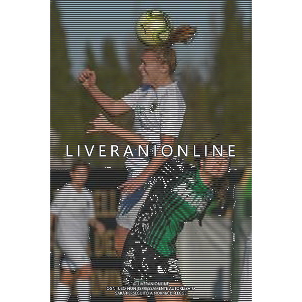 Calcio Coppa Italia Femminile 2019/2020 San Gimignano (SI), Italia 07/02/2020 Florentia S. Gimignano vs Sassuolo Nella foto: Cecilia RE (FL) di testa su MariaLuisa Filangeri (S) ©Fabio Fagiolini - Alessio Marini / AGENZIA ALDO LIVERANI SAS
