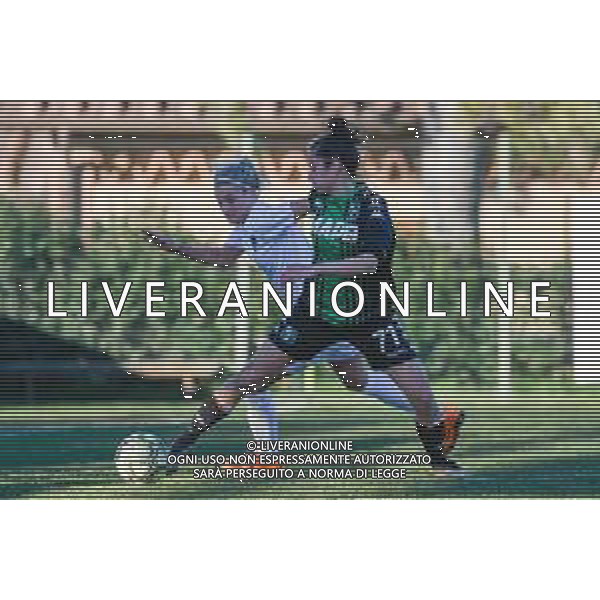 Calcio Coppa Italia Femminile 2019/2020 San Gimignano (SI), Italia 07/02/2020 Florentia S. Gimignano vs Sassuolo Nella foto: Duello tra Martina Lenzini (S) e Sara Nilsson (FL) ©Fabio Fagiolini - Alessio Marini / AGENZIA ALDO LIVERANI SAS