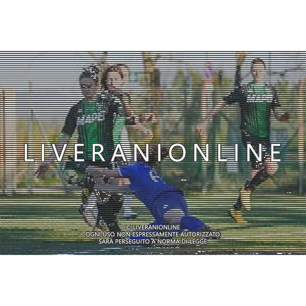 Calcio Coppa Italia Femminile 2019/2020 San Gimignano (SI), Italia 07/02/2020 Florentia S. Gimignano vs Sassuolo Nella foto: Amanda Tampieri (FL) anticipa in uscita Valeria Monterubbiano (S) ©Fabio Fagiolini - Alessio Marini / AGENZIA ALDO LIVERANI SAS