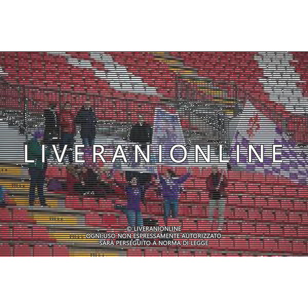 Calcio Coppa Italia Femminile 2019/2020 Milano, Italia 08/02/2020 Milan vs Fiorentina Women\'s Nella foto: Tifoseria Fiorentina Women\'s ©Francesco Scaccianoce - Alessio Marini / AGENZIA ALDO LIVERANI SAS