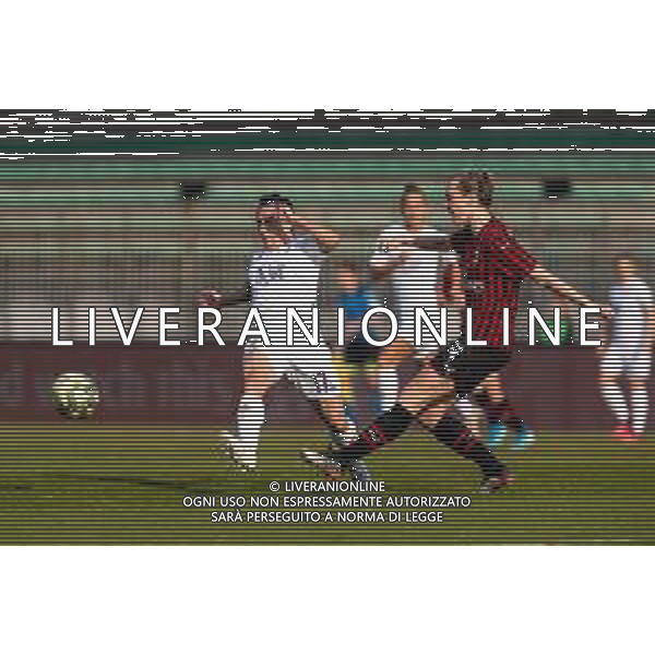 Calcio Coppa Italia Femminile 2019/2020 Milano, Italia 08/02/2020 Milan vs Fiorentina Women\'s Nella foto: Stine Hovland (Milan) e Lisa De Vanna (Fiorentina Women\'s) ©Francesco Scaccianoce - Alessio Marini / AGENZIA ALDO LIVERANI SAS