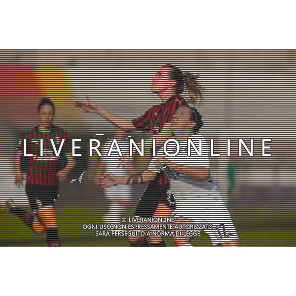 Calcio Coppa Italia Femminile 2019/2020 Milano, Italia 08/02/2020 Milan vs Fiorentina Women\'s Nella foto: Lisa De Vanna (Fiorentina Women\'s) e Stine Hovland (Milan) ©Francesco Scaccianoce - Alessio Marini / AGENZIA ALDO LIVERANI SAS
