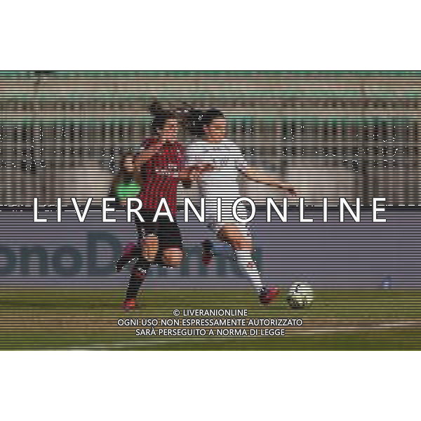 Calcio Coppa Italia Femminile 2019/2020 Milano, Italia 08/02/2020 Milan vs Fiorentina Women\'s Nella foto: Alia Guagni (Fiorentina Women\'s) e Valentina Bergamaschi (Milan) ©Francesco Scaccianoce - Alessio Marini / AGENZIA ALDO LIVERANI SAS
