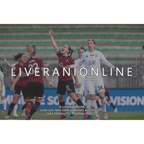 Calcio Coppa Italia Femminile 2019/2020 Milano, Italia 08/02/2020 Milan vs Fiorentina Women\'s Nella foto: Deborah Salvatori Rinaldi (Milan) esultanza gol ©Francesco Scaccianoce - Alessio Marini / AGENZIA ALDO LIVERANI SAS