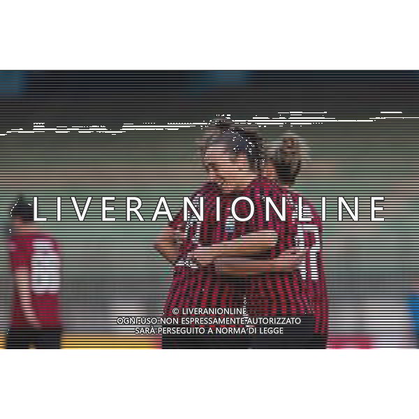 Calcio Coppa Italia Femminile 2019/2020 Milano, Italia 08/02/2020 Milan vs Fiorentina Women\'s Nella foto: Deborah Salvatori Rinaldi (Milan) esultanza gol ©Francesco Scaccianoce - Alessio Marini / AGENZIA ALDO LIVERANI SAS