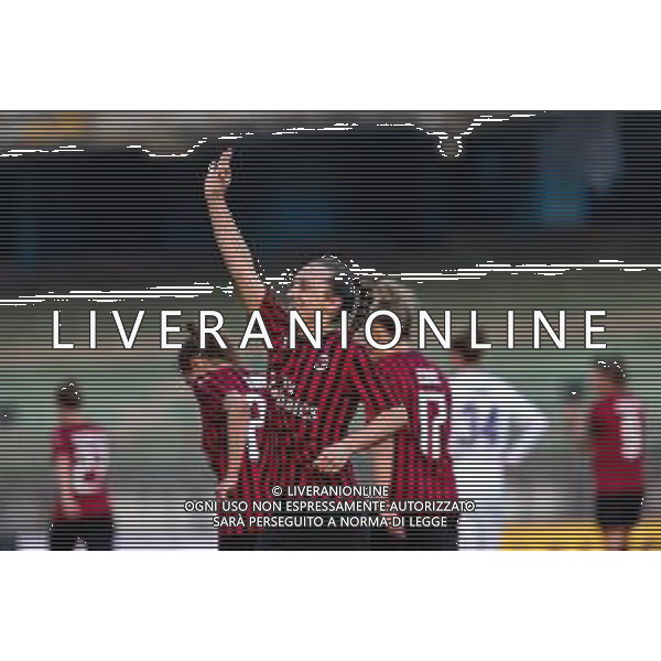 Calcio Coppa Italia Femminile 2019/2020 Milano, Italia 08/02/2020 Milan vs Fiorentina Women\'s Nella foto: Deborah Salvatori Rinaldi (Milan) esultanza gol ©Francesco Scaccianoce - Alessio Marini / AGENZIA ALDO LIVERANI SAS