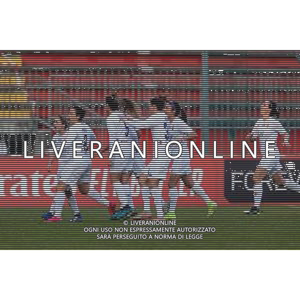 Calcio Coppa Italia Femminile 2019/2020 Milano, Italia 08/02/2020 Milan vs Fiorentina Women\'s Nella foto: Tatiana Bonetti (Fiorentina Women\'s) esultanza gol ©Francesco Scaccianoce - Alessio Marini / AGENZIA ALDO LIVERANI SAS
