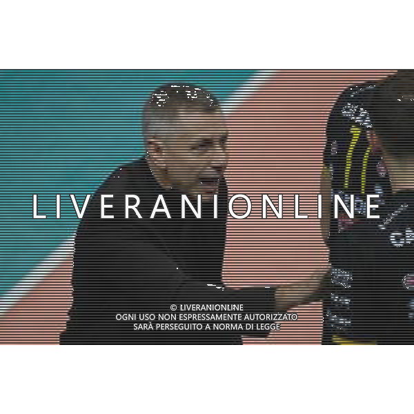 Campionato di Volley Superlega Serie A 2019/2020 Verona, Italia 08/02/2020 Calzedonia Verona vs Tonno Callipo Calabria Vibo Valentia Nella foto: Radostin Stoytchev - Coach Calzedonia Verona FOTO ROBERTO TOMMASINI-ALESSIO MARINI-AG ALDO LIVERANI SAS