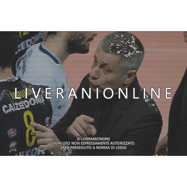 Campionato di Volley Superlega Serie A 2019/2020 Verona, Italia 08/02/2020 Calzedonia Verona vs Tonno Callipo Calabria Vibo Valentia Nella foto: Radostin Stoytchev - Coach Calzedonia Verona FOTO ROBERTO TOMMASINI-ALESSIO MARINI-AG ALDO LIVERANI SAS