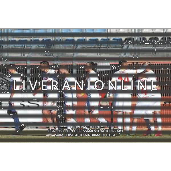 Rieti vs Catanzaro Campionato Serie C - 25 giornata Stadio Manlio Scopigno - Rieti 08-02-2020 nella foto Esultanza Catanzaro FOTO FEDERICO GAETANO-AG ALDO LIVERANI SAS