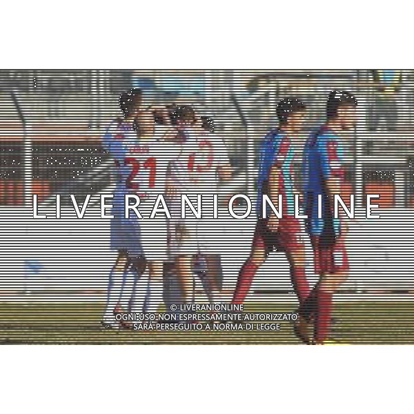 Rieti vs Catanzaro Campionato Serie C - 25 giornata Stadio Manlio Scopigno - Rieti 08-02-2020 nella foto Esultanza Catanzaro FOTO FEDERICO GAETANO-AG ALDO LIVERANI SAS
