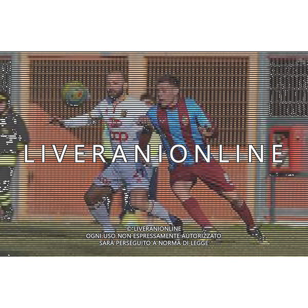 Rieti vs Catanzaro Campionato Serie C - 25 giornata Stadio Manlio Scopigno - Rieti 08-02-2020 nella foto Serena e Carlini FOTO FEDERICO GAETANO-AG ALDO LIVERANI SAS