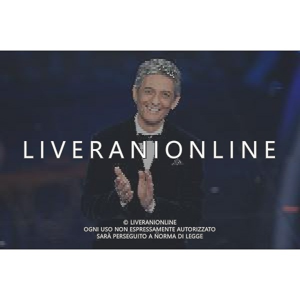 Foto: Aldo Liverani 08/02/2020 Sanremo (Italia) Spettacolo Serata n\'5 - 70\' Festival di Sanremo Teatro Ariston Nella foto: Fiorello Photo: Aldo Liverani 08 February 2020 Sanremo (Italy) Entertainment Day 5 of 70\' Festival Sanremo In the pic: Fiorello