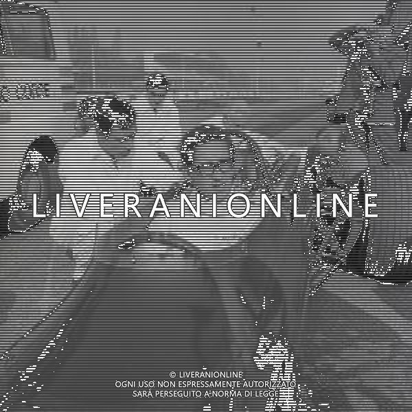 RETROSPETTIV ANDREA DE ADAMICH PILOTA NELLA FOTO ANDREA DE ADAMICH A MONZA NELL\'ANNO 1967 AG ALDO LIVERANI SAS