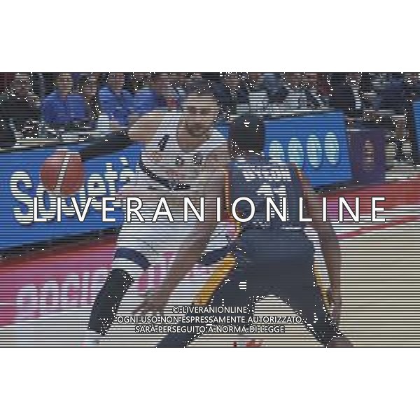 Campionato di Basket Serie A 2019/2020 Bologna, Italia 08/02/2020 Fortitudo Bologna vs Virtus Roma Nella foto: Pietro Aradori (Fortitudo Pompea Bologna) contrastato da Jerome Dyson (Virtus Roma) FOTO MICHELE NUCCI-ALESSIO MARINI-AG ALDO LIVERANI SAS
