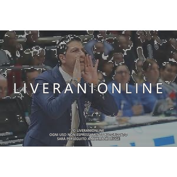 Campionato di Basket Serie A 2019/2020 Bologna, Italia 08/02/2020 Fortitudo Bologna vs Virtus Roma Nella foto: Antimo Martino, allenatore Fortitudo Pompea Bologna FOTO MICHELE NUCCI-ALESSIO MARINI-AG ALDO LIVERANI SAS