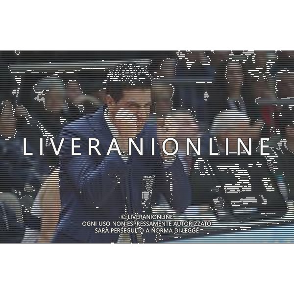 Campionato di Basket Serie A 2019/2020 Bologna, Italia 08/02/2020 Fortitudo Bologna vs Virtus Roma Nella foto: Antimo Martino, allenatore Fortitudo Pompea Bologna FOTO MICHELE NUCCI-ALESSIO MARINI-AG ALDO LIVERANI SAS