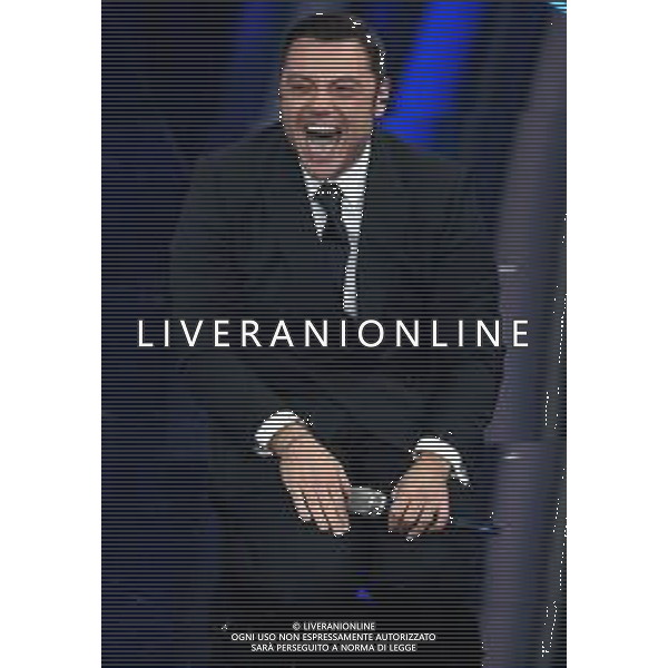 Foto: Aldo Liverani 08/02/2020 Sanremo (Italia) Spettacolo Serata n\'5 - 70\' Festival di Sanremo Teatro Ariston Nella foto: Tiziano Ferro Photo: Aldo Liverani 08 February 2020 Sanremo (Italy) Entertainment Day 5 of 70\' Festival Sanremo In the pic: Tiziano Ferro