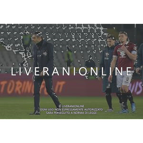 Torino 08.02.2020 Stadio Grande Torino ©Falzone/Agenzia Aldo Liverani 08.02.2020 23^ giornata Torino vs Sampdoria Serie A Tim 2019-2020 Nella foto : Delusione fine partita di Moreno Longo-Andrea Belotti e Simone Verdi